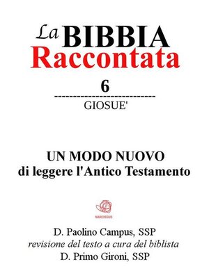 cover image of La Bibbia Raccontata--Giosuè